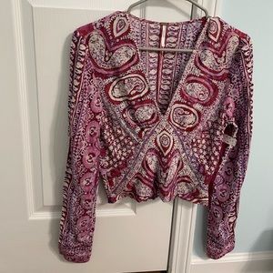 Free People Long Sleeve Blouse